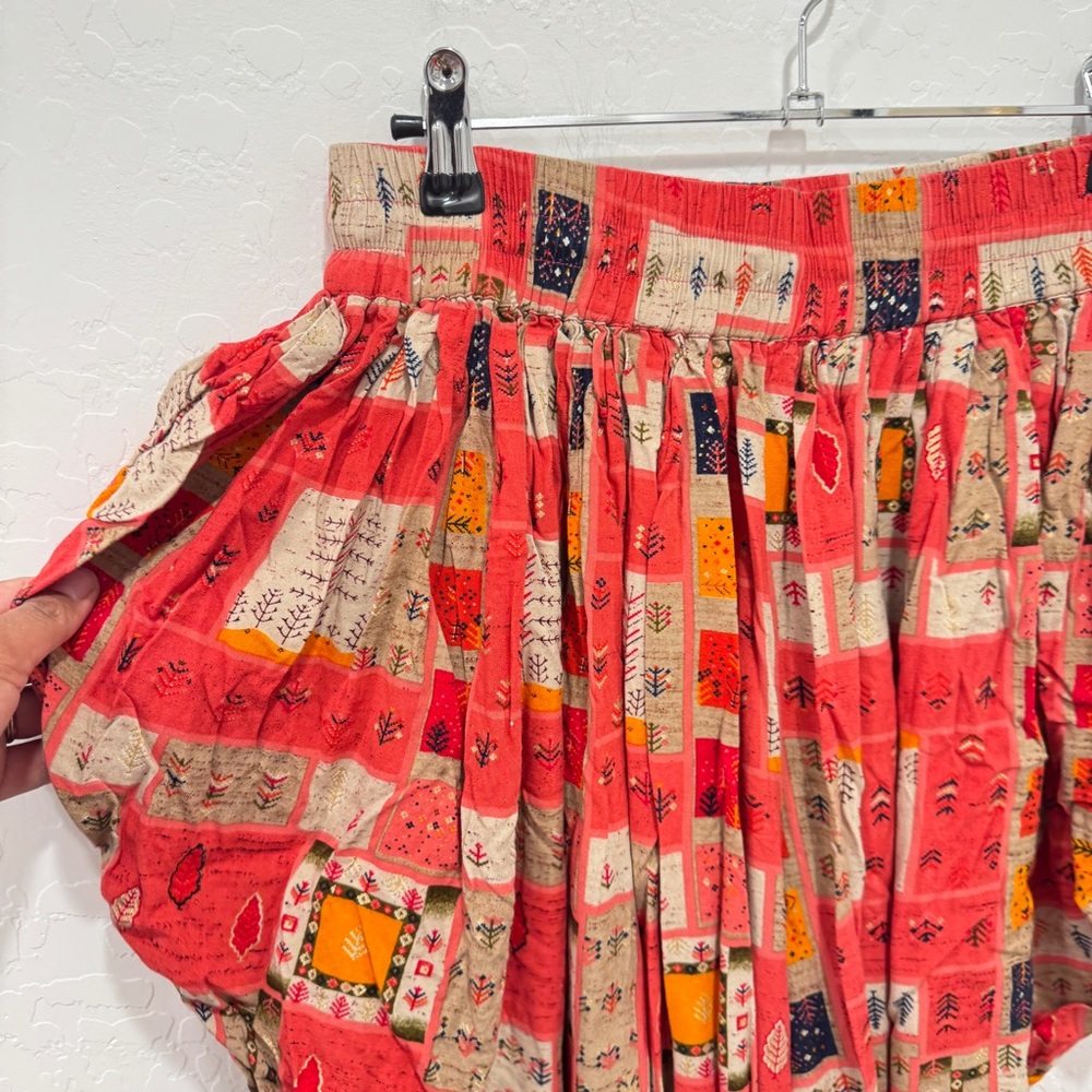 Kaira Patchwork Capris Womens Medium Colorful Lea… - image 5